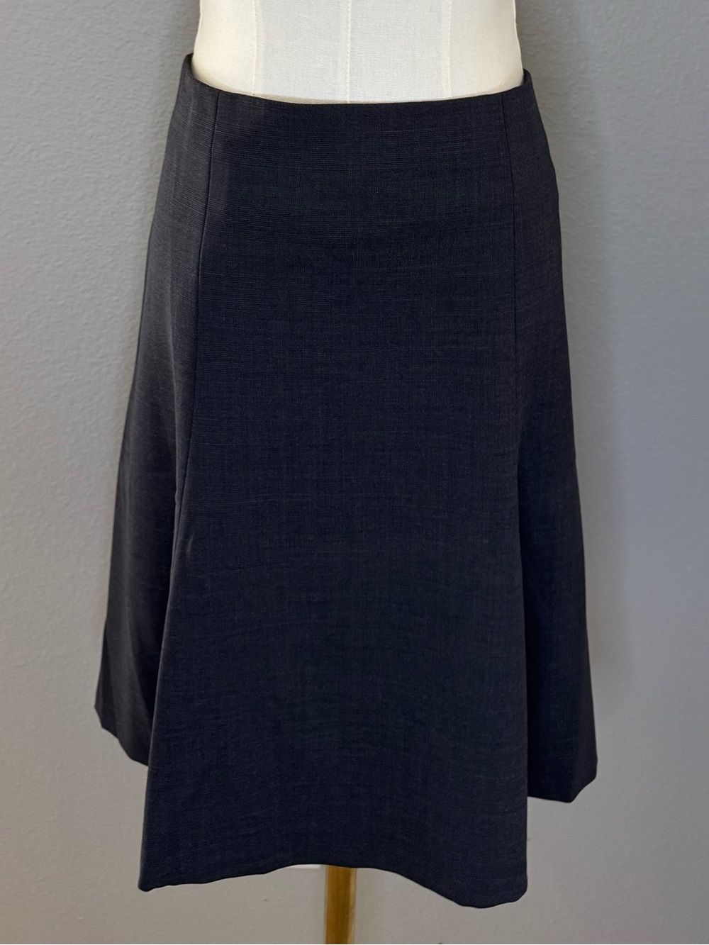 Classic Dark Gray A-Line Women's Skirt